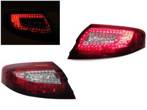 1998-2004 Porsche 996 Turbo & 4S DEPO Red/Clear LED Tail Lights