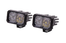 Universal Diode Dynamics DIO LED Light Pods - Stage Series 2 In LED Pod Sport - White Combo Standard ABL (Pair)