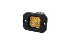Universal Diode Dynamics DIO LED Light Pods - Stage Series C1 LED Pod Sport - Yellow Flood Flush ABL Each