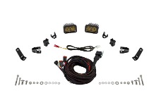 Universal Diode Dynamics DIO Roll Bar Accessories - Stage Series 1 In Roll Bar Chase Light Kit SSC2 Sport - Yellow (Pair)