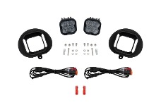 Universal Diode Dynamics DIO Fog Lights - SS3 Sport Type DR Kit ABL White SAE Fog