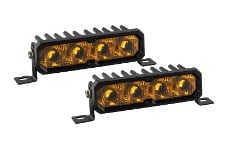 Universal Diode Dynamics DIO LED Light Bars - SS6 Max Yellow Driving Standard ABL (pair) 3000K
