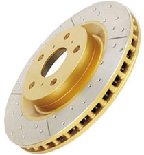 92-01 Toyota Camry 6 Cyl All V6, 99-03 Toyota Solara All DBA Street Series Cross Drilled and Slotted -- (Rear)