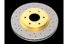 2002 Audi A4, 2003 Audi A4, 2004 Audi A4, 2005 Audi A4, 2006 Audi A4 Disc Brakes Australia DBA Street Slot&Drill Rotors - DBA 02-06 Audi A4 1.8L Convertible Rear Drilled & Slotted Street Series