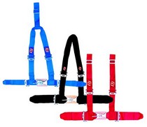 All Cars (Universal), All Jeeps (Universal), All Muscle Cars (Universal), All SUVs (Universal), All Trucks (Universal), All Vans (Universal) DJ Safety 4-Point Harness - 3-Inch with Pads (Orange)