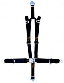 All Jeeps (Universal) DJ Safety Jeep/Bronco 5-Point Latch Style Harness (Red)