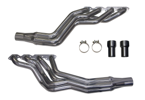 68-74 Chevrolet Chevelle / El Camino Doug Thorley Long Tube Header with Adapters - Slip Fit, 14 Gauge, Steel