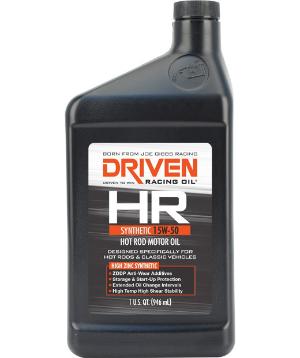• Bonneville, • Bracket - Alcohol, • Bracket - Nitrous, • Historic Racing, Other, Recommended Use: • Drag Racing, • V-Twin Harley engines Driven Racing HR-3 High Zinc Synthetic - 15w-50 (Quart)