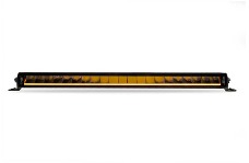 Universal DV8 Offroad DVE LED Light Bars & Cubes - 20in Halo Elite Single Row Light Bar with Accent Light - White/Amber