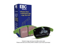 2011 Mini Cooper, 2010 Mini Cooper, 2012 Mini Cooper, 2009 Mini Cooper, 2013 Mini Cooper, 2014 Mini Cooper, 2015 Mini Cooper EBC Brakes EBC Greenstuff Brake Pad Sets - EBC 09-14 Mini Hardtop 1.6 Turbo J.C Works Greenstuff Front Brake Pads