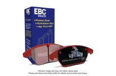 2014 Mini Cooper, 2015 Mini Cooper, 2016 Mini Cooper, 2017 Mini Cooper, 2018 Mini Cooper, 2022 Mini Cooper, 2023 Mini Cooper EBC Brakes EBC Redstuff Brake Pad Sets - EBC 14+ Mini Hardtop 1.5 Turbo Cooper Redstuff Rear Brake Pads