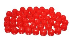 Universal Energy Suspension ES Dust Boots - Red - Tie-Rod End Boot - Round (50)