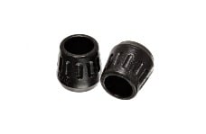 Universal Energy Suspension ES Bump Stops - Black - Universal Black 1-3/8in OD x 1/2in McPherson ID Strut Bump Stop Set