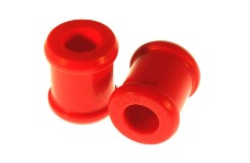 Universal Energy Suspension ES Shock Bushings - Red - Universal Red Shock Bushing Set - Fits Std Straight Eyes 5/8in ID x 1-1/8in OD