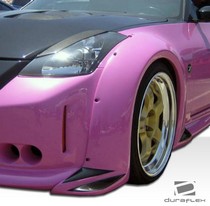 2003-2008 Nissan 350Z Must be used in conjunction with complete wide body kit Duraflex Vader 3 Wide Fenders, Front