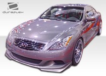 STAY TUNED Painted Black JDM Front Bumper Body Kit Spoiler Lip 3 pieces Compatible with 2010-2013 Infiniti G37 Sedan 4DR 