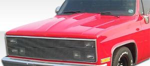 1981-1986 Chevrolet GMC C Series / K Series 1987-1991 R / V Pickup Duraflex Cowl Hood - 1 Piece