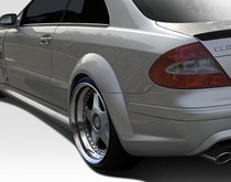 2003-2009 Mercedes CLK Must be used with entire Black Series Look Wide Body kit Duraflex Black Series Look Wide Body Rear Fender Flares, 2 Piece