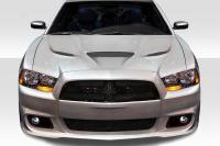 2011-2014 Dodge Charger Duraflex Hellcat Look Hood