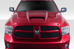 2009-2018 Dodge Ram 1500 Duraflex Viper Look Hood - 1 Piece