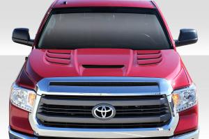 2007-2013 Toyota Tundra Duraflex Viper Look Hood - 1 Piece