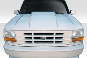 1992-1996 Ford F-150, 1992-1996 Ford Bronco Duraflex Cowl Hood - 1 Piece