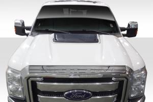 2011-2015 Ford Super Duty F350, 2011-2015 Ford Super Duty F250 Duraflex Raptor Look Hood - 1 Piece