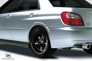 2002-2007 Subaru Impreza WRX STI 4DR Duraflex STI Look Rear Fender Flares - 4 Piece