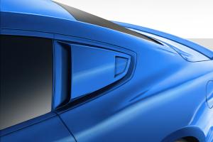 2015-2020 Ford Mustang Duraflex MC Design Rear Window Scoops - 2 Piece