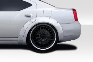 2006-2010 Dodge Charger Duraflex Novara Wide Body Rear Fender Flares - 4 Piece