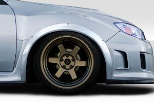 2011-2014 Subaru Impreza WRX STI 4DR Duraflex Rally Front Fender Flares - 2 Pieces