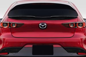 2019-2023 Mazda 3 HB Duraflex Corke Rear Mid Wing Spoiler - 1 Piece