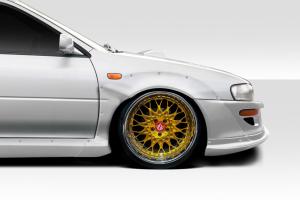 1993-2001 Subaru Impreza Duraflex RBS Front Fender Flares - 2 Piece (+50mm Added Clearance)