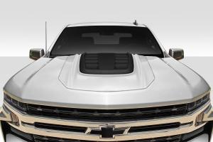 2019-2023 Chevy Silverado 1500 Duraflex Overland Hood Scoop - 1 Piece