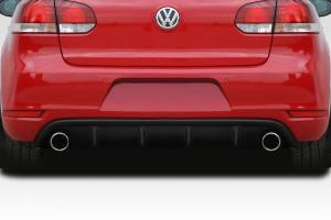2010-2014 Volkswagen Golf GTI Duraflex Krone Rear Diffuser - 1 Piece