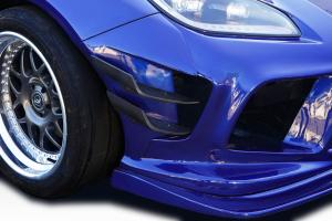 2022-2023 Toyota GR86, 2022-2023 Subaru BRZ Duraflex GT Competition Front Bumper Canards - 4 Pieces