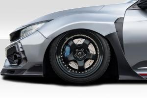 2017-2021 Honda Civic Type R Duraflex Skywalker Front Fenders (+25mm) - 2 Pieces