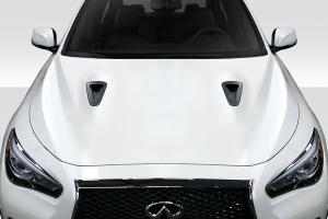 2014-2023 Infiniti Q50 Duraflex GTR Look Hood - 1 Piece