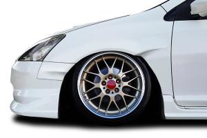 2002-2005 Honda Civic Duraflex Shingo Front Fenders ( +30MM ) - 2 Pieces
