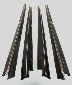 1978-1981 Pontiac Grand Am 2 Doors, 1978-1981 Pontiac LeMans 2 Doors, 1978-1983 Chevrolet Malibu 2 Doors, 1978-1987 Chevrolet El Camino 2 Doors, 1978-1987 GMC Caballero 2 Doors Fairchild Belt Weatherstrip Kit - Inner & Outer Driver Side & Passenger Side