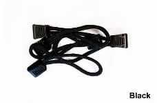 Universal Fishbone Offroad FBO Paracord Zipper Pulls - Paracord Zipper Pulls 5 Pcs - Black