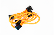 Universal Fishbone Offroad FBO Paracord Zipper Pulls - Paracord Zipper Pulls 5 Pcs Neon Orange