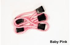 Universal Fishbone Offroad FBO Paracord Zipper Pulls - Paracord Zipper Pulls 5 Pcs Baby Pink