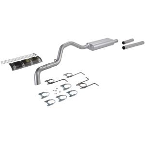 94-97 Ford F250 V8, 5.8L/7.5L (Including Super Cab) , 94-97 Ford F350 V8, 5.8L/7.5L (Including Super Cab) Flowmaster Force II Cat-Back Exhaust System - Single Side Exit with 70 Series Big Block II Muffler
