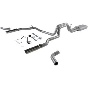 2003 Ram 1500 Pickup V8 5.7 Flowmaster American Thunder Cat-Back Exhaust System - Dual Rear/Side Exit with 50 Series H.D. Muffler and 3.00