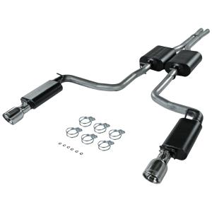 05-08 Dodge Magnum V8, 5.7L, 05-10 Chrysler 300C V8, 5.7L, 06-10 Dodge Charger V8, 5.7L Flowmaster Force II Cat-Back Exhaust System - Dual Rear Exit with Super 40 Series Mufflers - Aluminized Tubing