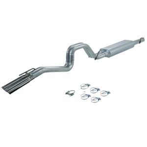 04-07 Durango 4.7 V8,  04-07 Durango 5.7 V8, 2007 Aspen 4.7 V8,  2007 Aspen 5.7 V8 Flowmaster Cat-back System 409S-Dual Same Side Exit -American Thunder -Moderate/Aggressive