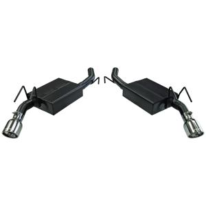10-11 Camaro LT/LS V6 3.6 Flowmaster American Thunder Axle-Back Exhaust System - Dual Rear Exit with 40 Series Classic Mufflers and 4