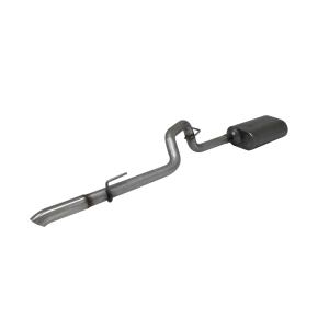96-00 Jeep Cherokee 2.5 L4,  96-00 Jeep Cherokee 4.0L L6 (4WD) Flowmaster Cat-back System 409S - Single Rear Exit - Force II - Mild Sound