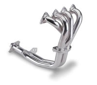 96-99 Civic EX L4 1.6 Flowtech Headers - AirMass Pro-Step, Hi-Temp Paint, 50 State Legal For Street Use (Black)